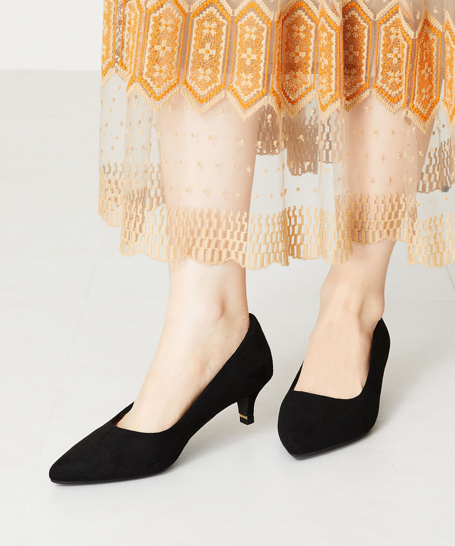 ORiental TRaffic「【跳べるパンプス/シリーズ累計１５０万足突破】メタリック ライン ヒール /R-3206 パンプス オケージョン」|パンプス|