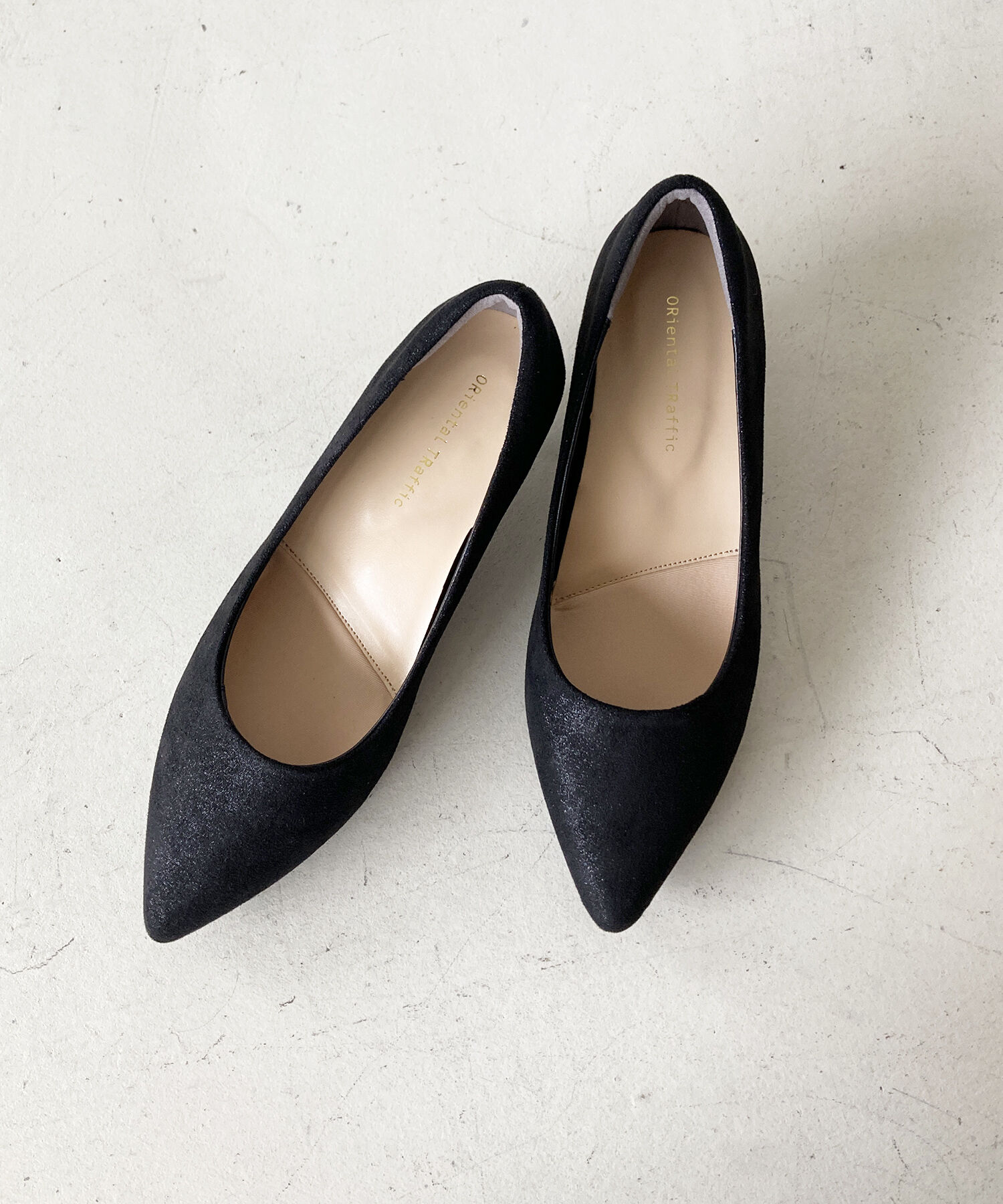 ORiental TRaffic「【跳べるパンプス/シリーズ累計１５０万足突破】メタリック ライン ヒール /R-3206 パンプス オケージョン」|パンプス|