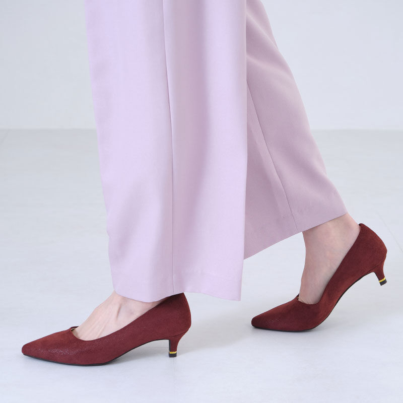 ORiental TRaffic「【跳べるパンプス/シリーズ累計１５０万足突破】メタリック ライン ヒール /R-3206 パンプス オケージョン」|パンプス|