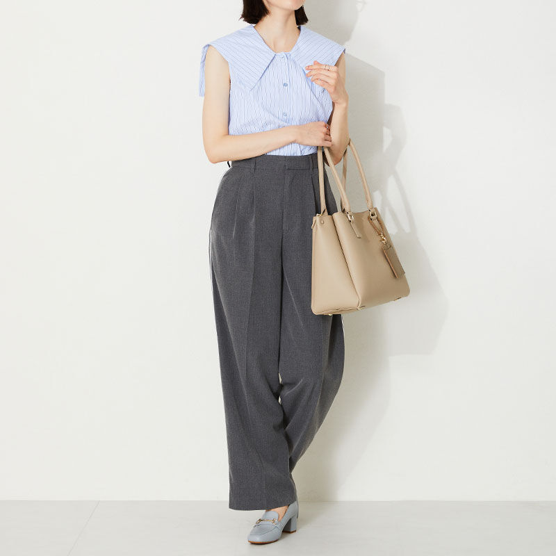 ORiental TRaffic「【BAG】A4 横長 トートバッグ /BA-220 通勤 通学 オフィスカジュアル 人気 トレンド 売れてる」|トートバッグ|