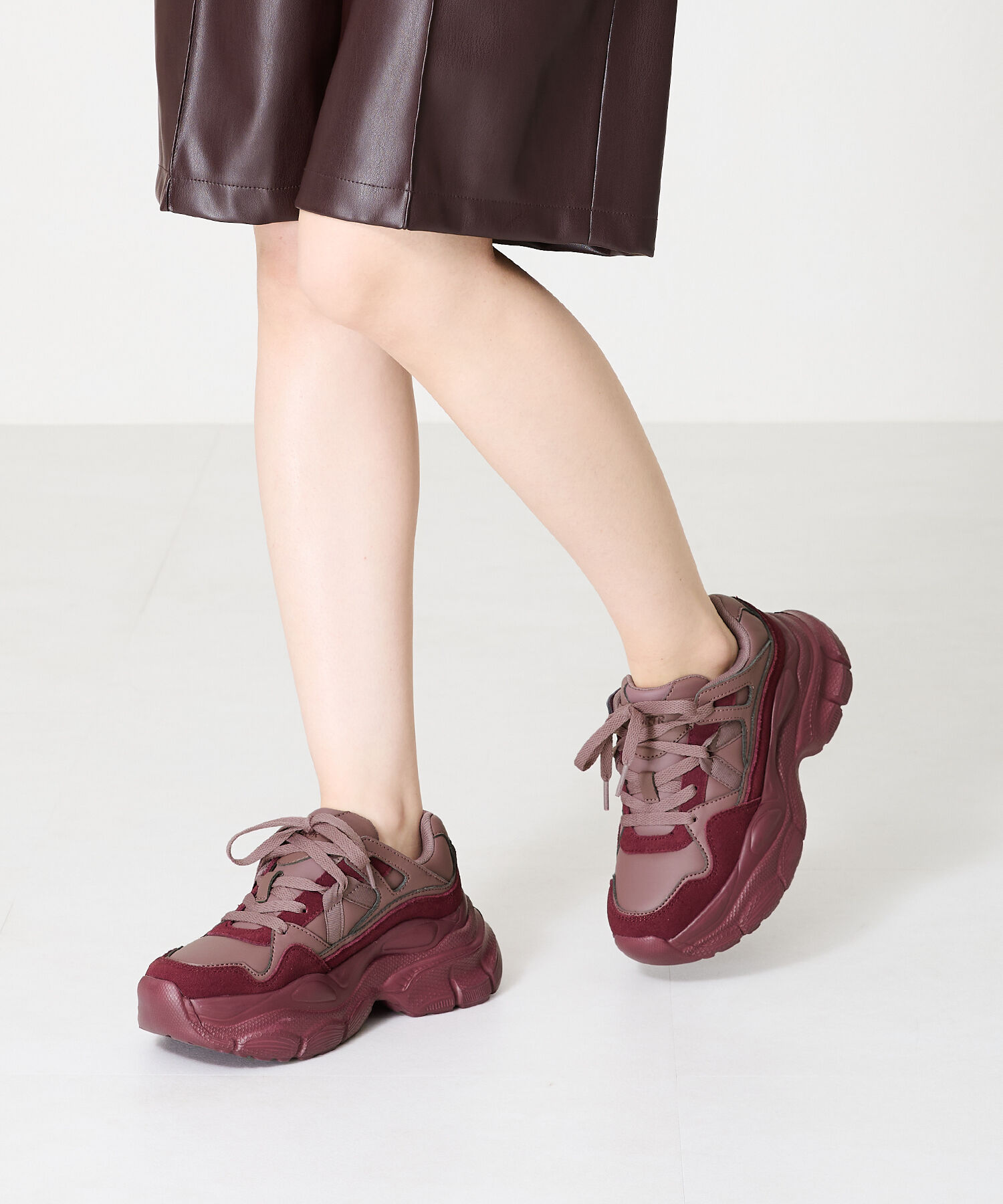 ORiental TRaffic「【アウトレット価格】ナイロンテープ厚底スニーカー/OT3745」|スニーカー|