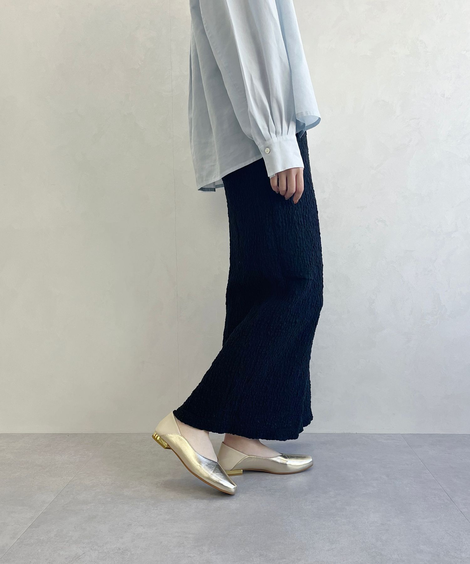 ORiental TRaffic「●通年使える●センターシームバブーシュ/51107 パンプス フラット 柔らかい」|パンプス|