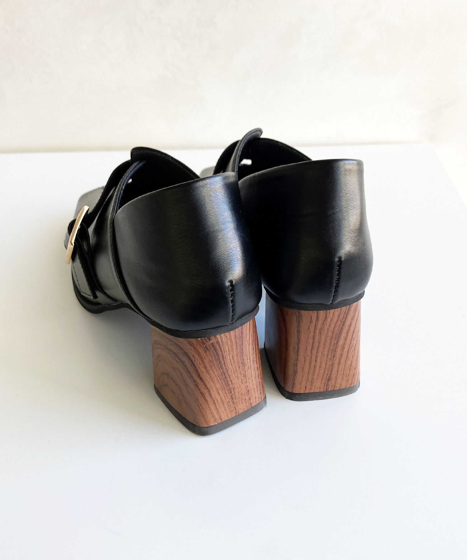 ORiental TRaffic「ウッドヒールベルトパンプス/51103 パンプス トレンド 人気 売れてる」|パンプス|