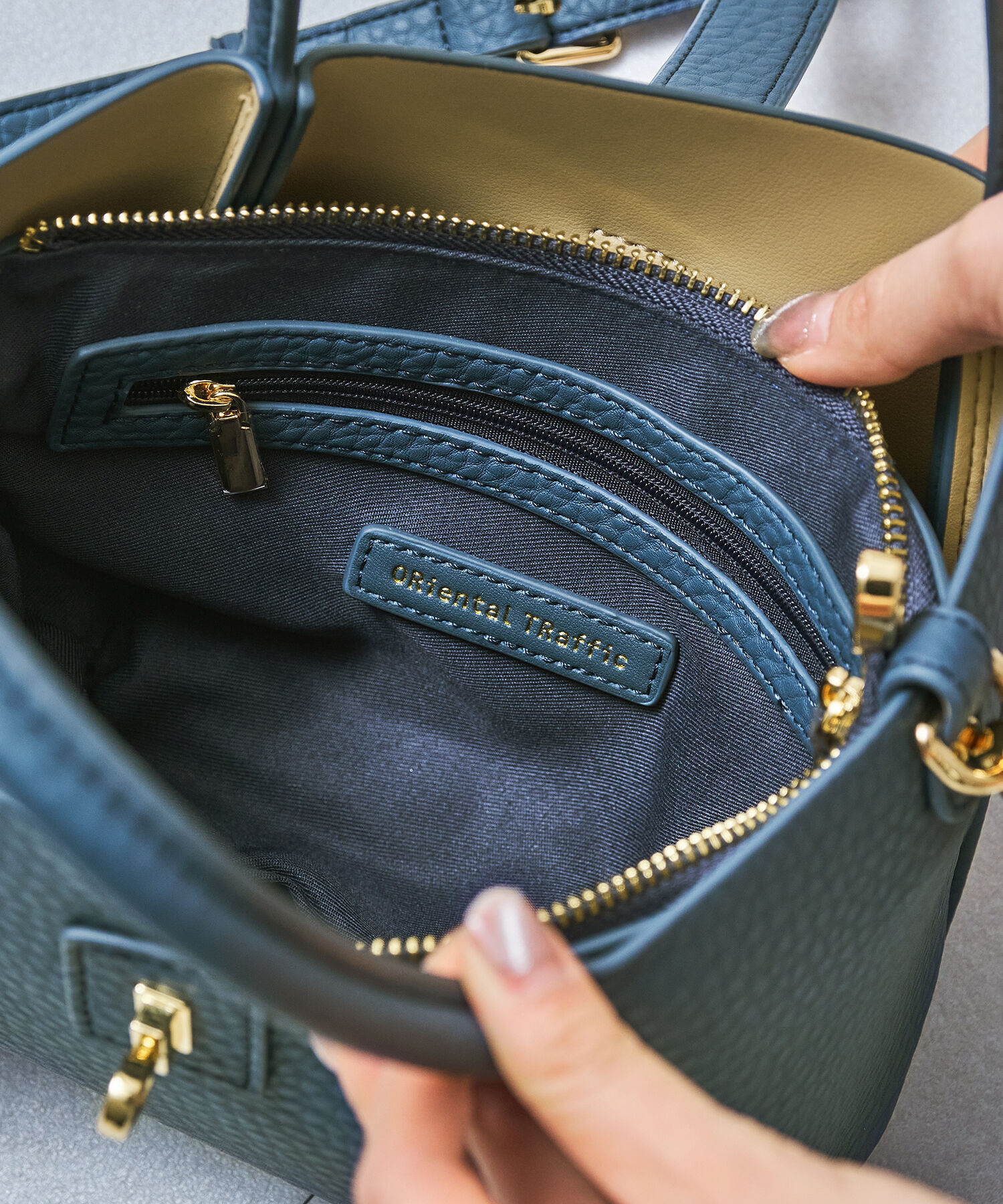 ORiental TRaffic「スカーフ 付き 2way ハンド バッグ /BA-252 ハンドバッグ」|ハンドバッグ|