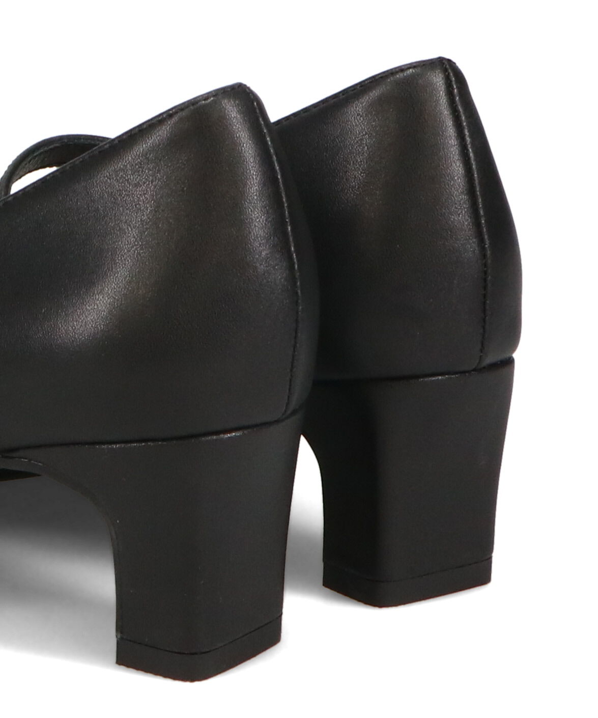 ORiental TRaffic「 スクエアトゥ ストラップ ヒール パンプス /R-3006 オフィス 就活 冠婚葬祭」|パンプス|