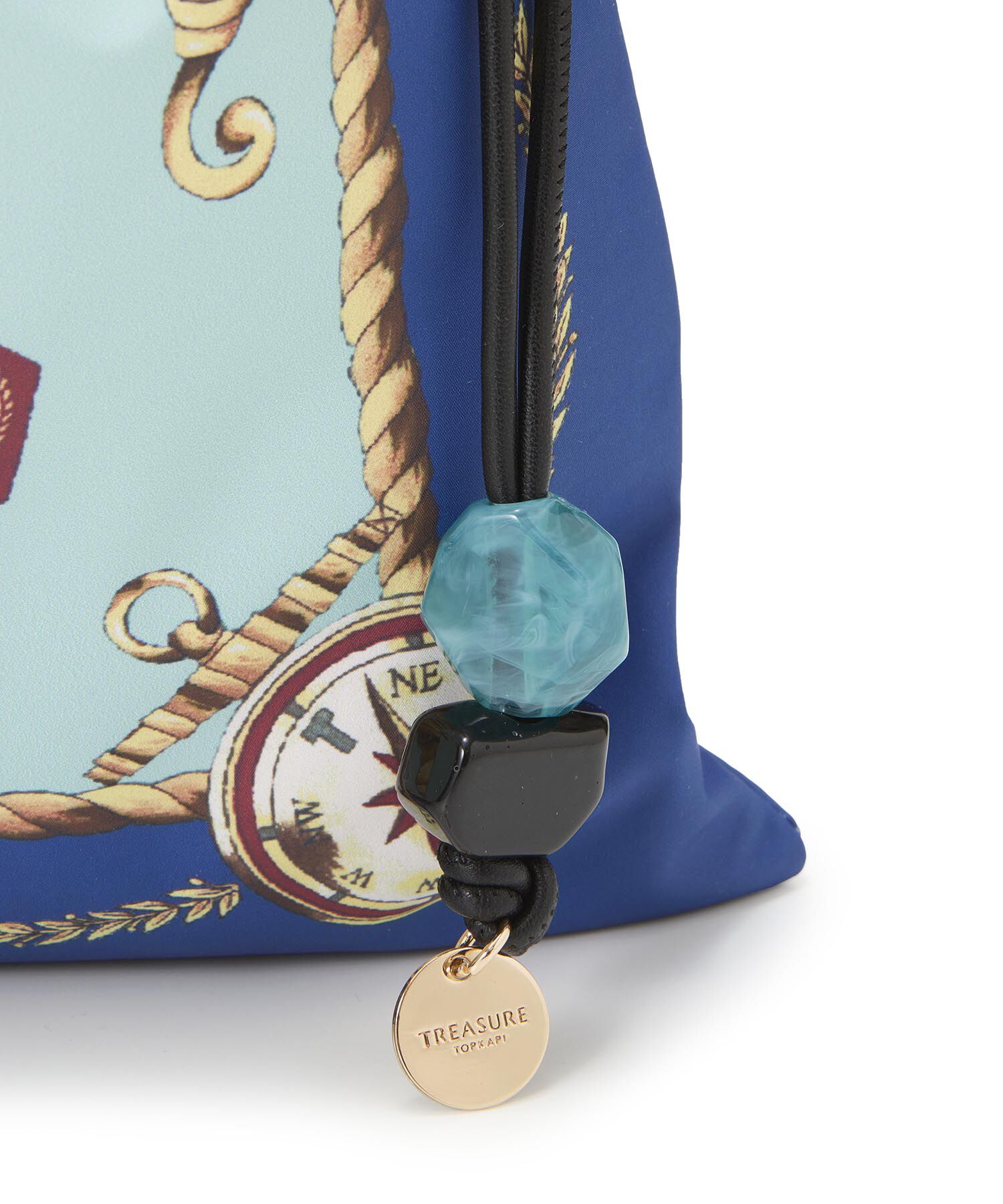 TOPKAPI TREASURE「【TREASURE TOPKAPI】マイルドサテン スカーフ柄 巾着 トート バッグ 」|トートバッグ|