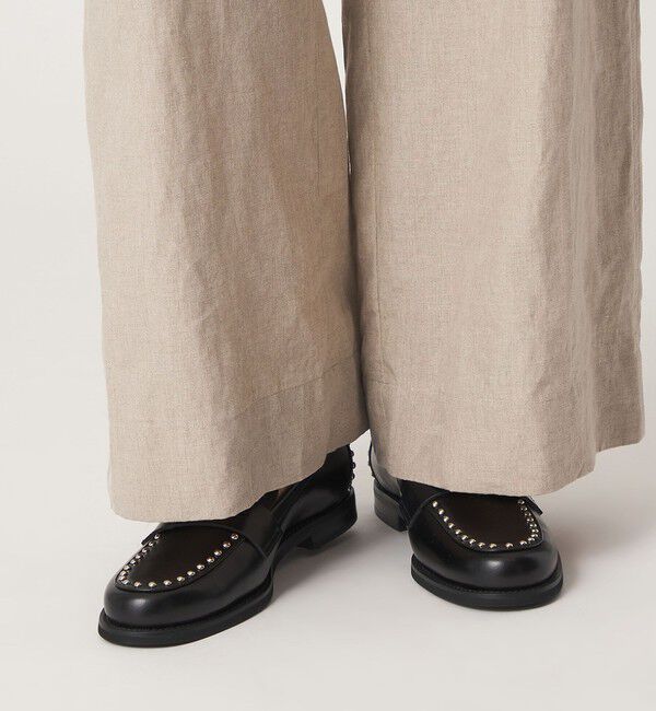 ODETTE E ODILE「スタッズラインローファー フラット20&uarr;」|ローファー|