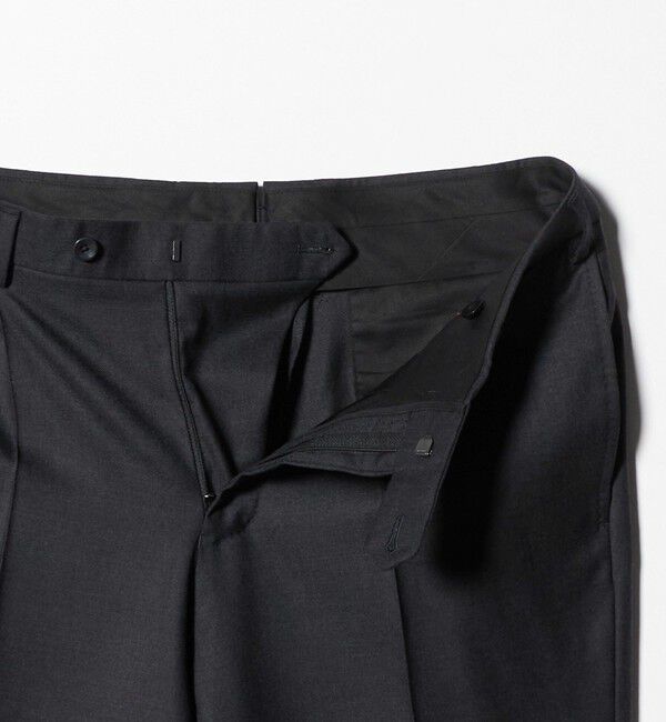 UNITED ARROWS「サージ クリース テーパード １プリーツ スラックス」|スラックス|