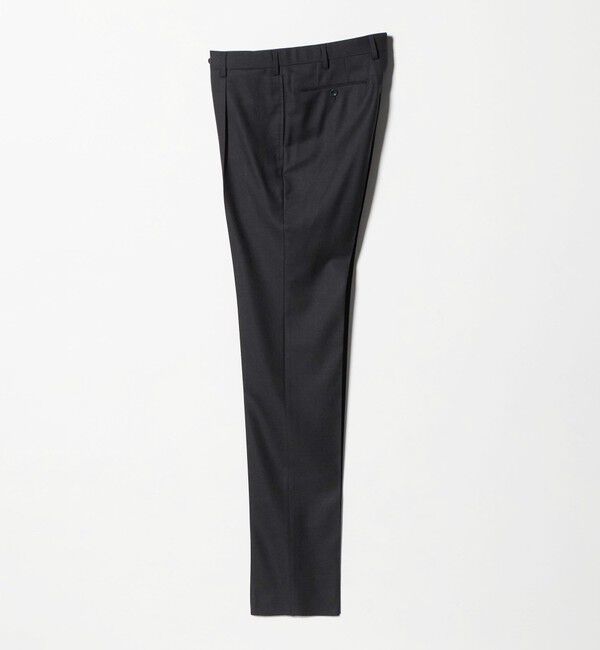 UNITED ARROWS「サージ クリース テーパード １プリーツ スラックス」|スラックス|