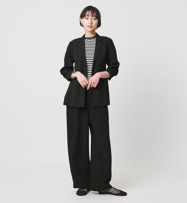 UNITED ARROWS「COMFY ストレート イージーパンツ ‐防汚 UVカット ウォッシャブル‐」|スラックス|