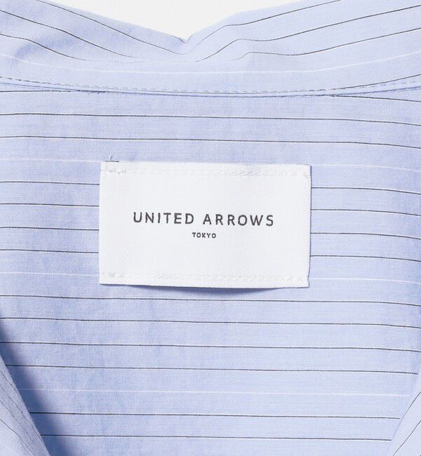 UNITED ARROWS「スキッパー プルオーバー 8分袖 シャツ」|シャツ・ブラウス|