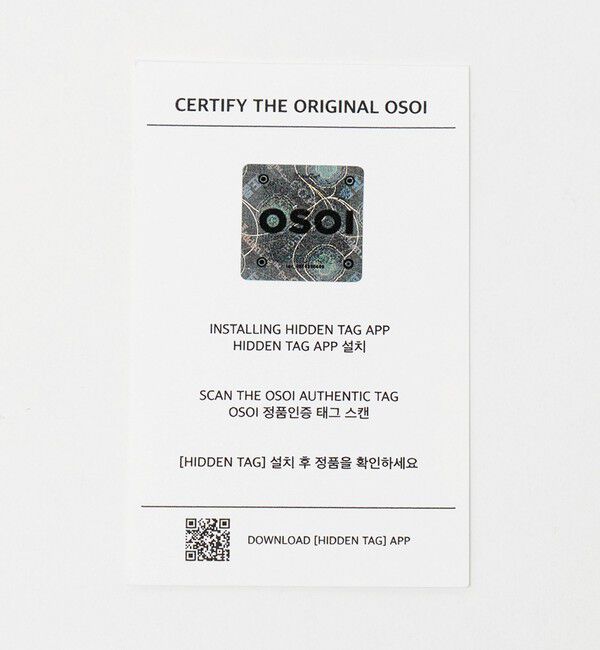 OSOI「＜OSOI＞KNOTTY POUCH KEY RING  キーリング ポーチ」|ポーチ|