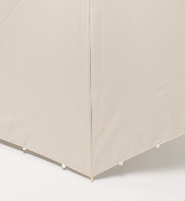 UNITED ARROWS「無地&times;淡水パール 晴雨兼用 長傘」|傘|