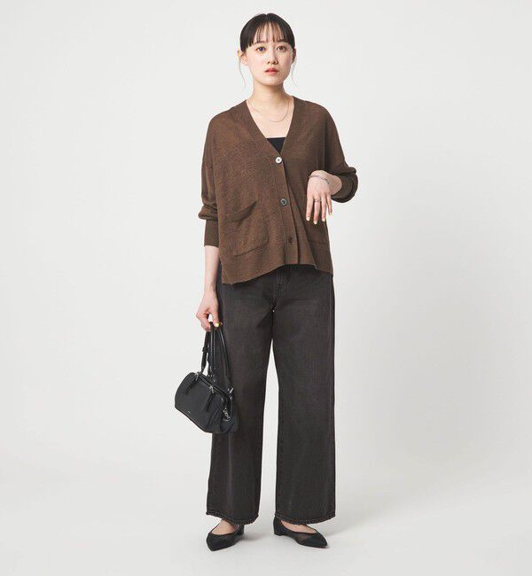 UNITED ARROWS green label relaxing「［size SHORT/TALLあり］ワイド デニム パンツ」|デニム|