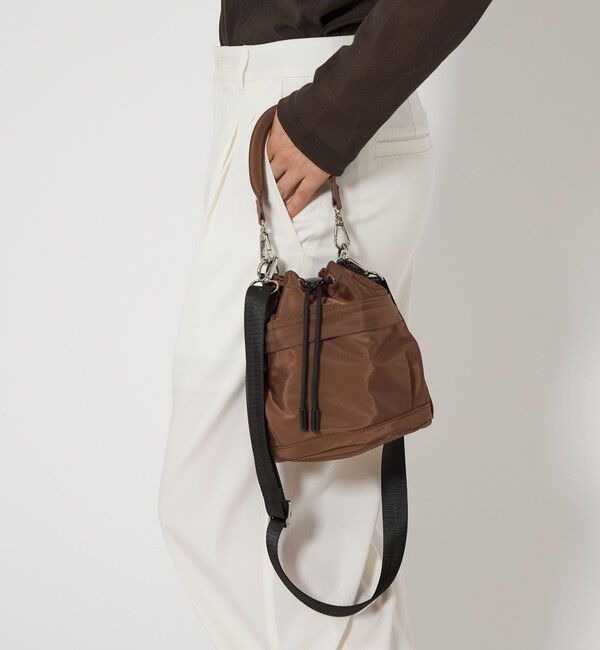 UNITED ARROWS green label relaxing「MINI ハッスイ ドロスト 2WAY バッグ -はっ水-」|ショルダー・メッセンジャー|MD.BROWN