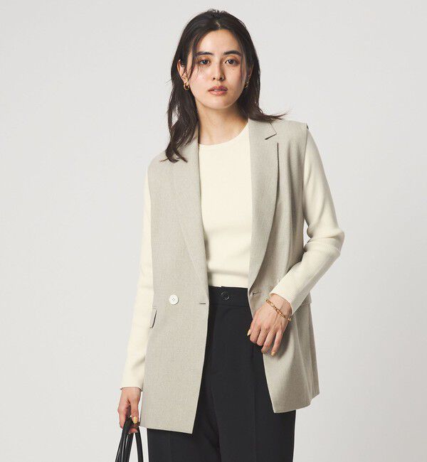 UNITED ARROWS green label relaxing「＜1_OF MINE＞リブ クルーネック プルオーバー ニット ウォッシャブル」|ニット・セーター|