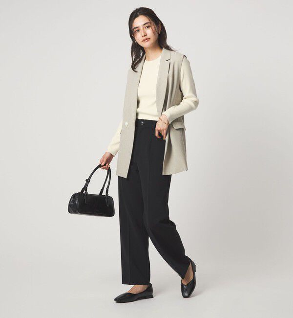 UNITED ARROWS green label relaxing「＜1_OF MINE＞リブ クルーネック プルオーバー ニット ウォッシャブル」|ニット・セーター|