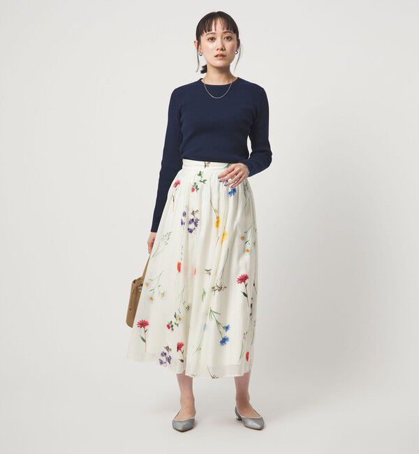 UNITED ARROWS green label relaxing「＜1_OF MINE＞リブ クルーネック プルオーバー ニット ウォッシャブル」|ニット・セーター|