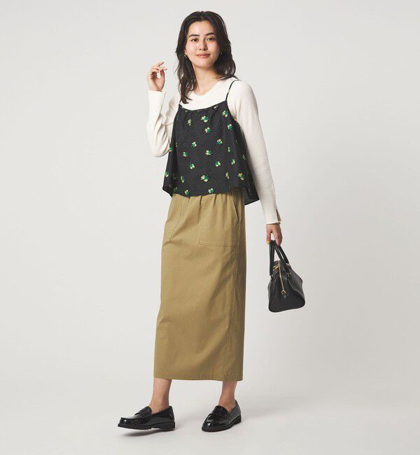 UNITED ARROWS green label relaxing「［size SHORT/TALLあり］オルマイ LI/MIX タイト スカート」|タイト|