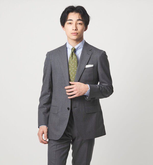 UNITED ARROWS green label relaxing「コットン ソリッド タブカラー ドレスシャツ -イージーアイロン-」|シャツ・ブラウス|