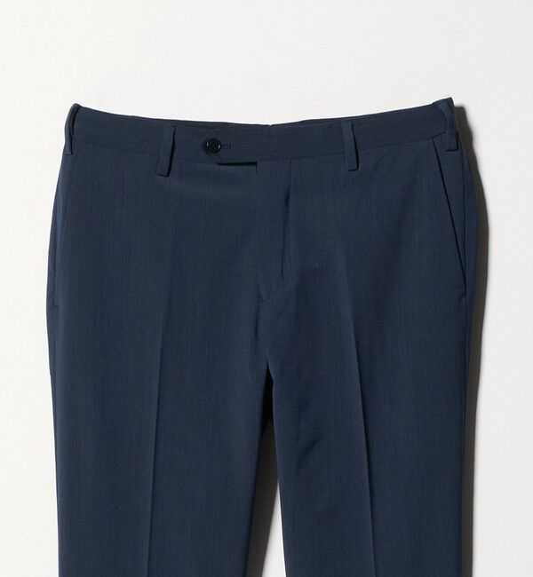 UNITED ARROWS green label relaxing「A+ TWPU トロピカル無地 スリム セットアップ パンツ スラックス -ウォッシャブル・ストレッチ・ウエストア」|スーツ|