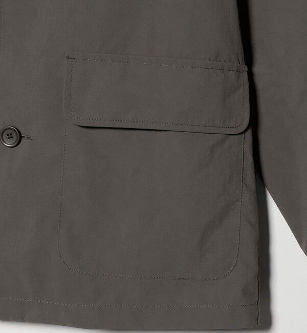 UNITED ARROWS green label relaxing「DICROS ミドル フード ステンカラー コート -撥水-」|ステンカラーコート|