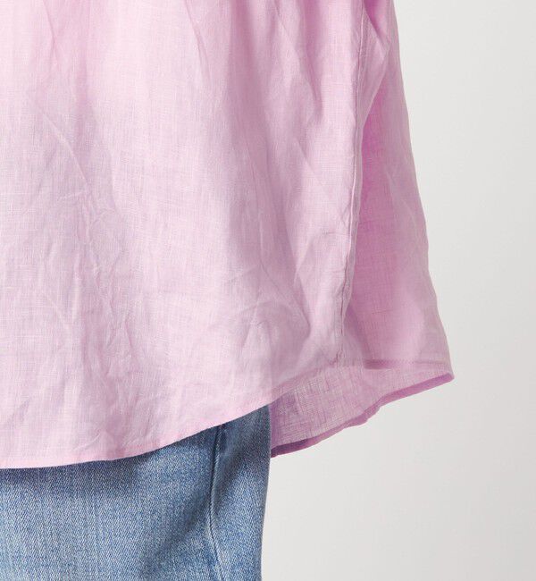 UNITED ARROWS green label relaxing「【結論シリーズ】リネンバランスシャツ［size SHORTあり］」|シャツ・ブラウス|