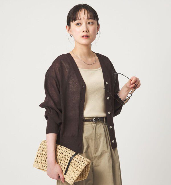 UNITED ARROWS green label relaxing「デコルテ フライス タンクトップ 抗菌」|タンクトップ|