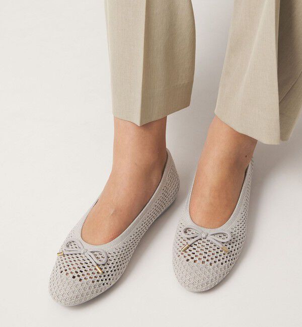 UNITED ARROWS green label relaxing「ウェルネスシアー バレエシューズ / ニットシューズ」|ローファー|