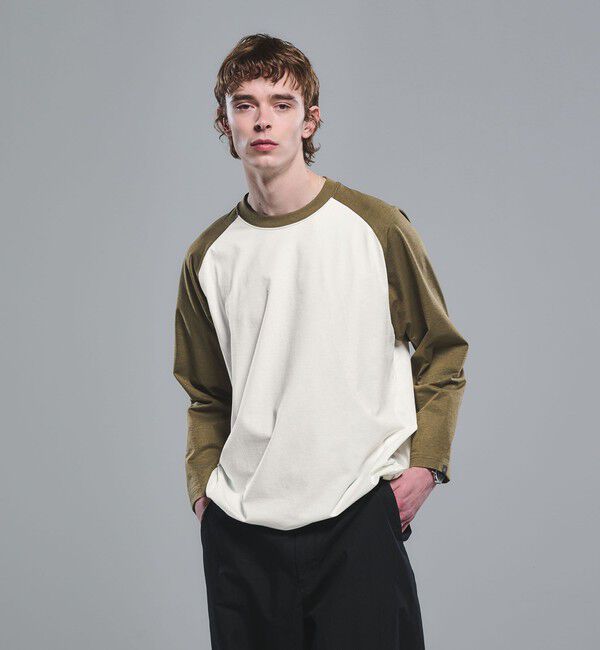 UNITED ARROWS green label relaxing「【別注】＜DAIWA＞GLR 合繊 ラグラン Tシャツ」|Tシャツ・カットソー|OFF WHITE