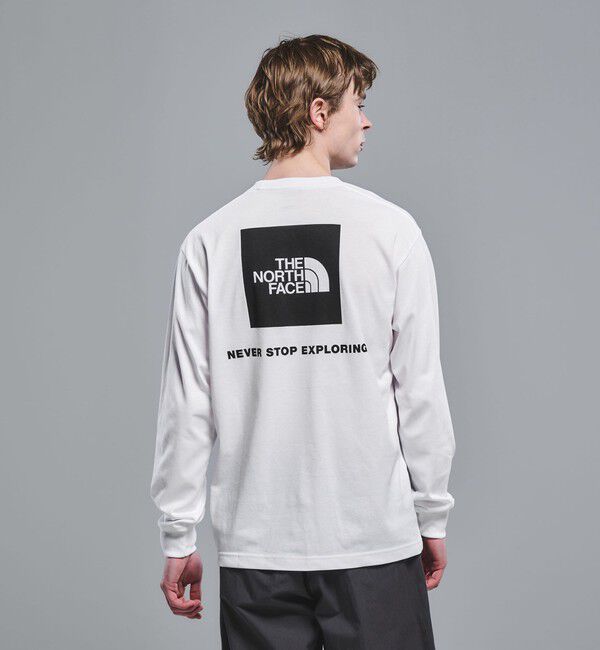 UNITED ARROWS green label relaxing「＜THE NORTH FACE＞バック スクエアロゴ ロングスリーブ 長袖 Tシャツ」|Tシャツ・カットソー|