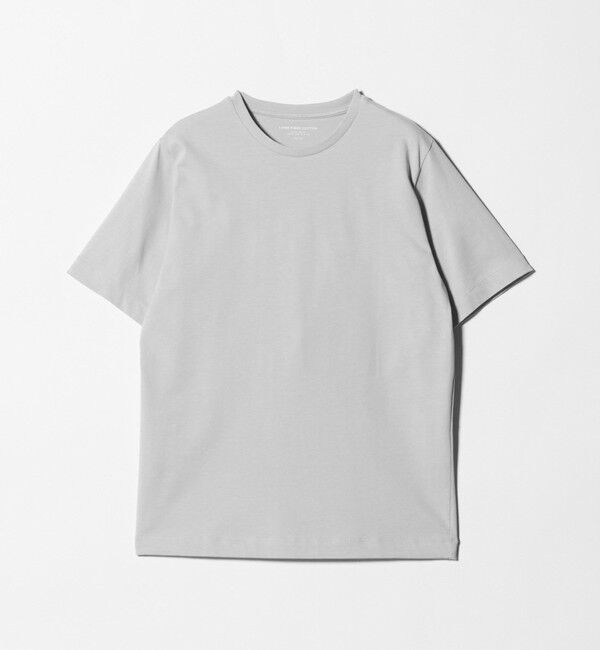 UNITED ARROWS green label relaxing「LONG FIBER COTTON クリア クルーネック 半袖 Tシャツ」|Tシャツ・カットソー|
