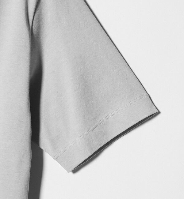 UNITED ARROWS green label relaxing「LONG FIBER COTTON クリア クルーネック 半袖 Tシャツ」|Tシャツ・カットソー|