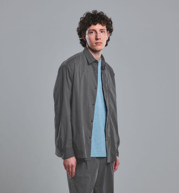 UNITED ARROWS green label relaxing「WONDER CLOTH ボックス シルエット 長袖 シャツ -ストレッチ・接触冷感・吸水速乾-」|シャツ・ブラウス|