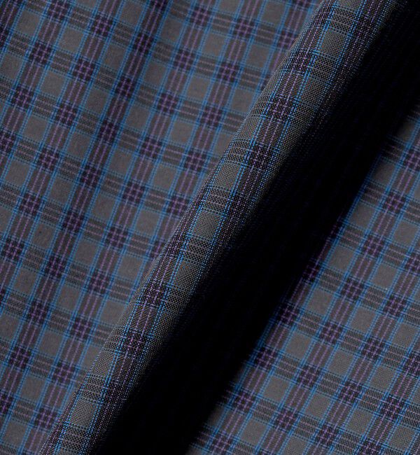 UNITED ARROWS green label relaxing「ナイロン コットン チェック ジャストルーズ 長袖 シャツ」|シャツ・ブラウス|