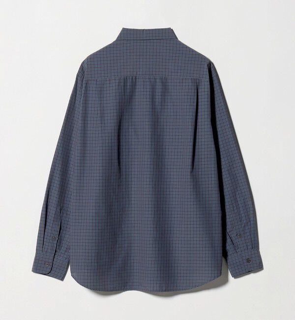 UNITED ARROWS green label relaxing「ナイロン コットン チェック ジャストルーズ 長袖 シャツ」|シャツ・ブラウス|