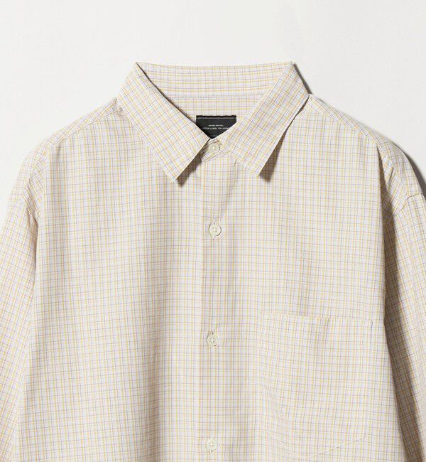 UNITED ARROWS green label relaxing「ナイロン コットン チェック ジャストルーズ 長袖 シャツ」|シャツ・ブラウス|