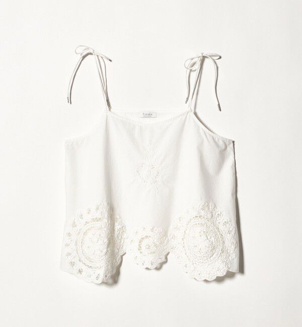 UNITED ARROWS green label relaxing「【別注】＜Fanaka＞レース キャミソール」|キャミソール|OFF WHITE