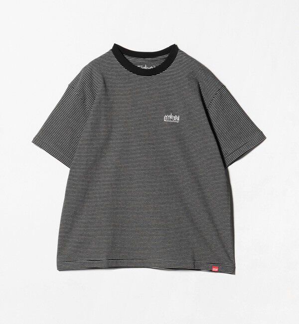 UNITED ARROWS green label relaxing「＜Manhattan Portage＞ ロゴ ボーダー Tシャツ」|Tシャツ・カットソー|