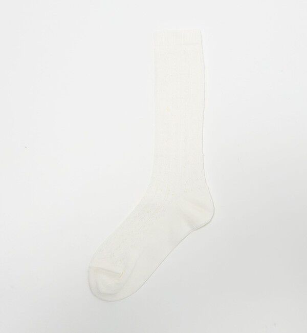 UNITED ARROWS green label relaxing「＜MARCOMONDE＞アイレット ソックス」|ソックス|WHITE