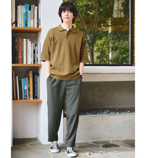 UNITED ARROWS green label relaxing「Dot Air 1プリーツ ユーティリティー パンツ W2 -ストレッチ-」|その他|
