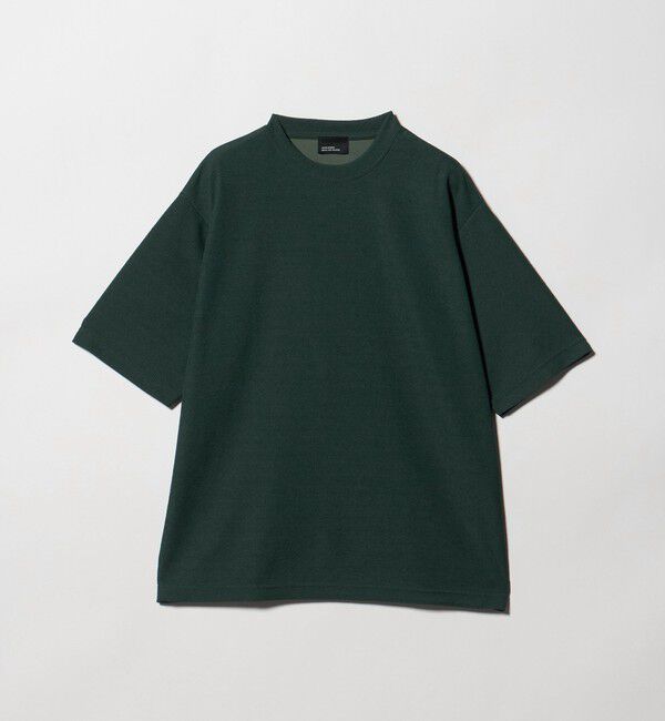 UNITED ARROWS green label relaxing「【WEB限定】JUST fit ピケ パイル 半袖 Tシャツ -吸水速乾・UVカット-」|Tシャツ・カットソー|DK.GREEN