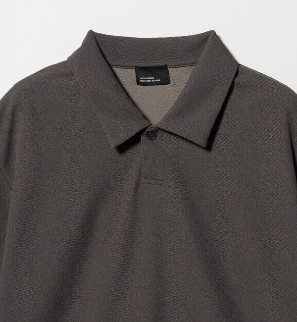 UNITED ARROWS green label relaxing「【WEB限定】JUST fit ピケ パイル 半袖 ポロシャツ -吸水速乾・UVカット-」|ポロシャツ|