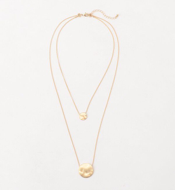 BEAUTY&YOUTH UNITED ARROWS「タタキサークル ネックレス -2WAY-」|ネックレス|