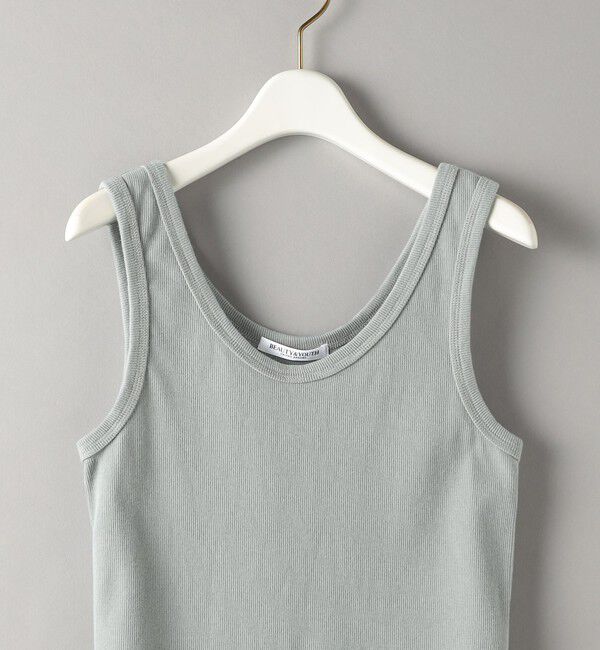 BEAUTY&YOUTH UNITED ARROWS「コットンブレンド テレコ タンクトップ」|タンクトップ|
