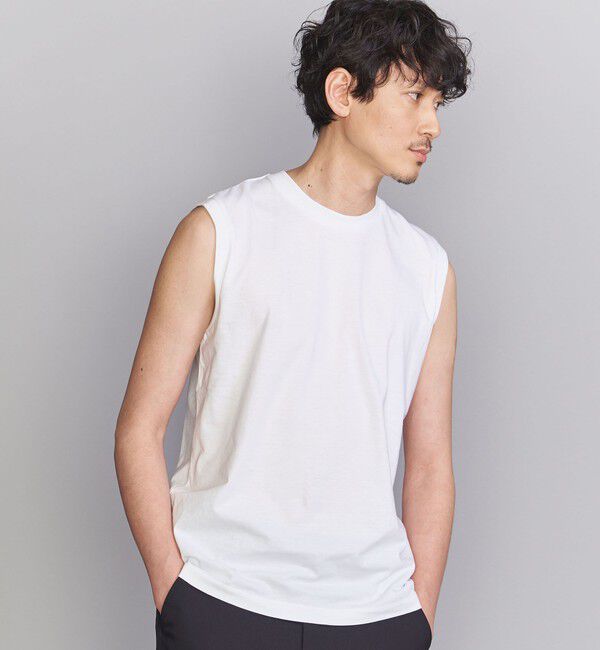 BEAUTY&YOUTH UNITED ARROWS「【WEB限定】KOUKIN ノースリーブ クルーネック【抗菌・防臭】」|タンクトップ|