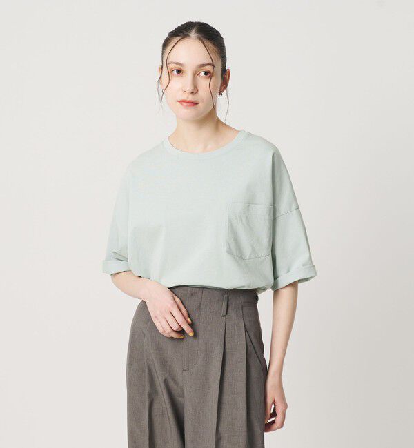 BEAUTY&YOUTH UNITED ARROWS「ドルマンスリーブ ポケット Tシャツ 接触冷感」|Tシャツ・カットソー|