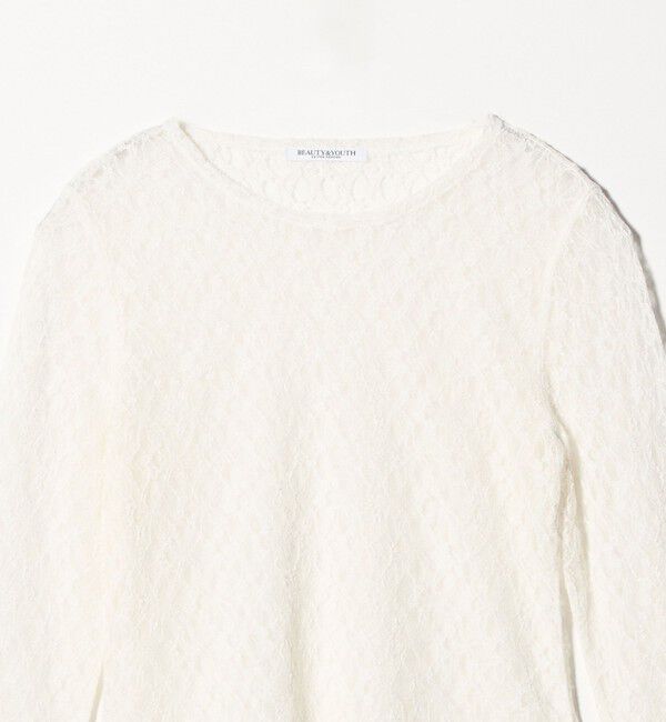 BEAUTY&YOUTH UNITED ARROWS「フラワーレース プルオーバー」|Tシャツ・カットソー|