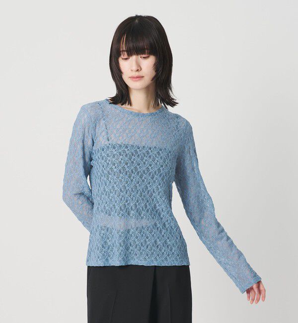 BEAUTY&YOUTH UNITED ARROWS「フラワーレース プルオーバー」|Tシャツ・カットソー|