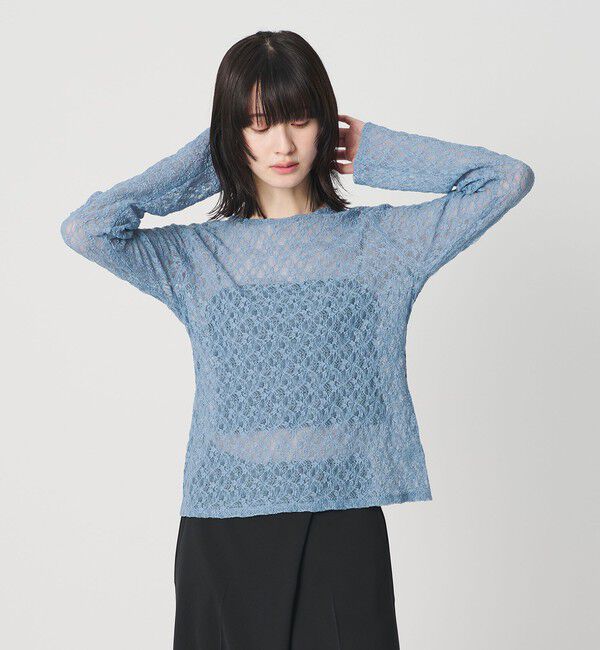 BEAUTY&YOUTH UNITED ARROWS「フラワーレース プルオーバー」|Tシャツ・カットソー|